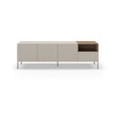 Krēmkrāsas TV galdiņš 180x55 cm Cailin – Marckeric