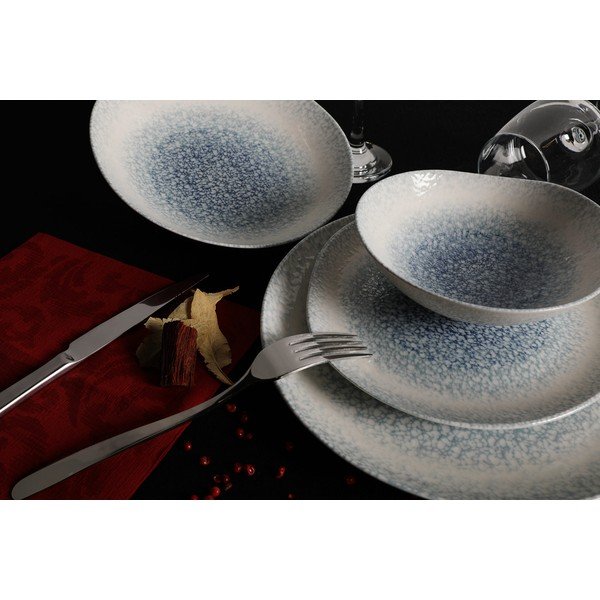 Porcelāna trauku komplekts (24 gab.) Güral Porselen Abstract-image-1