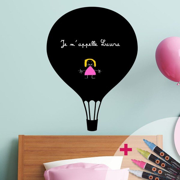 Galda uzlīme ar 4 šķidrajiem krītiņiem Fanastick balons-image-1