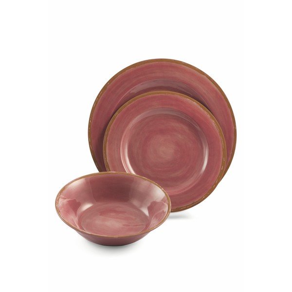 Villa d'Este Lucia 18 gabalu krāsaino trauku komplekts-image-2