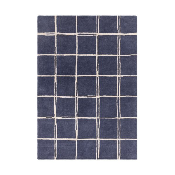 Zils ar rokām darināts vilnas paklājs 160x230 cm – Asiatic Carpets