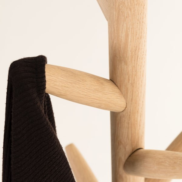 Drēbju pakaramais no bērza koka Kave Home Natane-image-3