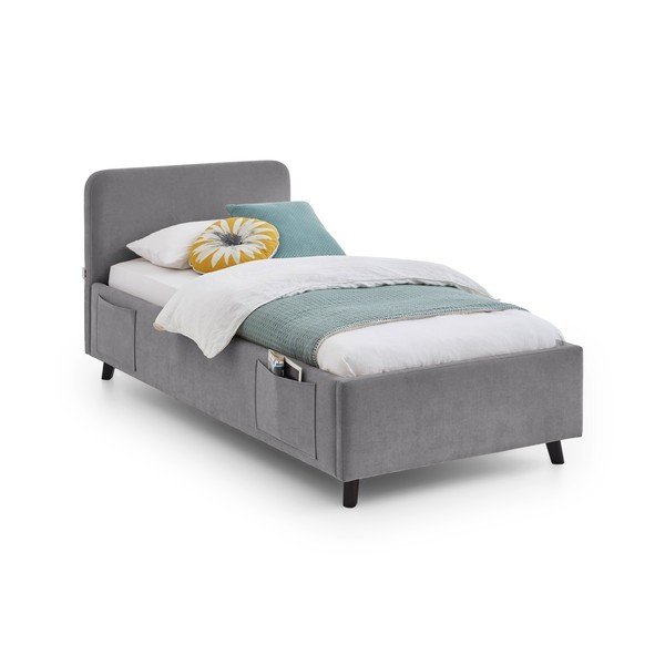 Pelēka bērnu gulta bez režģa 90x200 cm Cosy – Meise Möbel-image-4