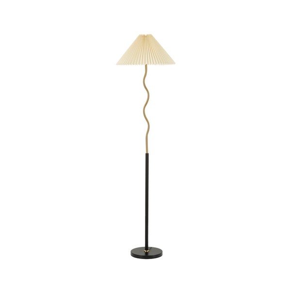 Melna/zelta krāsas stāvlampa (augstums 172 cm) Closy – Mauro Ferretti