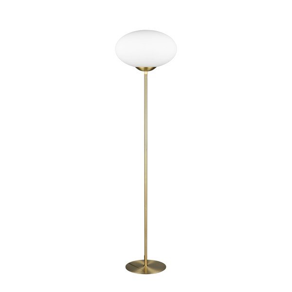 Misiņa krāsas stāvlampa ar stikla abažūru (augstums 150 cm) Fomento – Trio-image-3