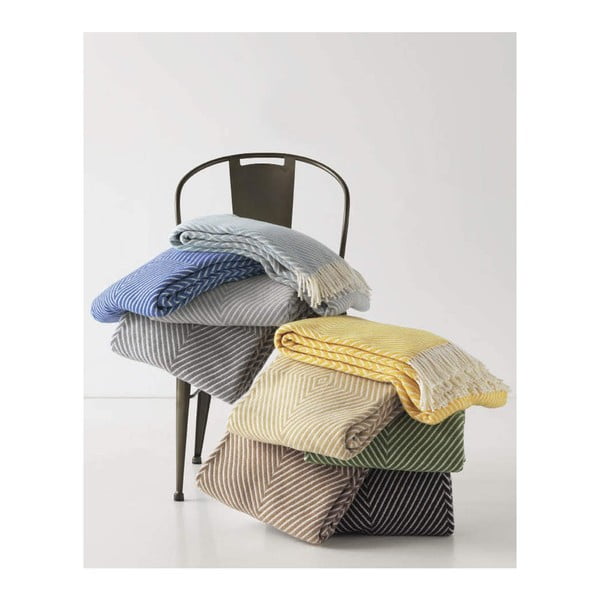 Brūns pleds ar kokvilnu Euromant Tebas, 140 x 160 cm-image-3