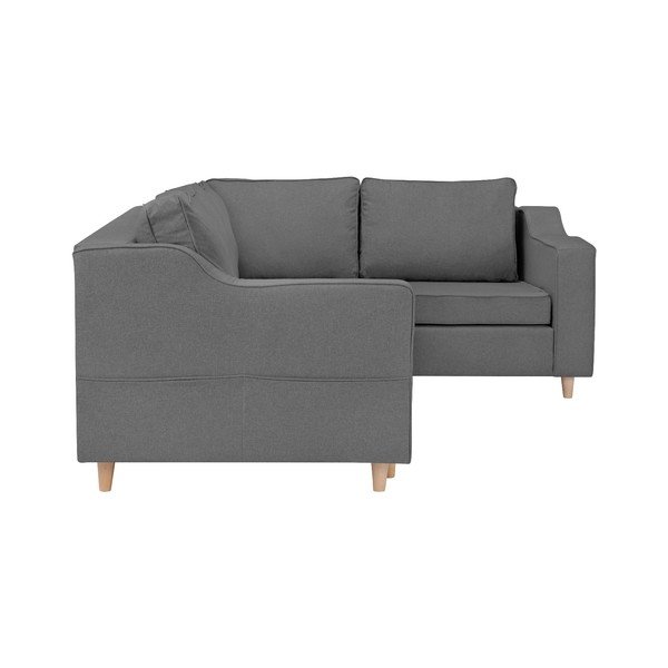 Mazzini Sofas Jonquille četru sēdvietu dīvāns, pelēks, labais stūris-image-4