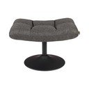 Tumši pelēka bāra taburete Dutchbone