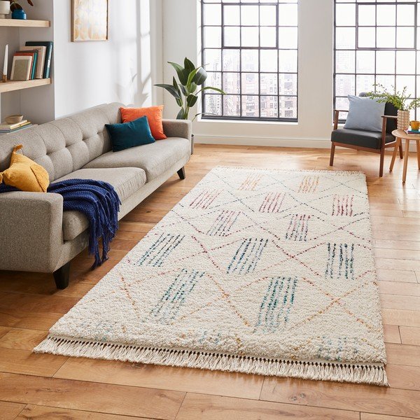 Bēšs paklājs 290x200 cm Boho – Think Rugs-image-1