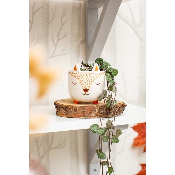 Akmens puķu poda apvalks ø 7 cm Woodland Fox – Sass & Belle-image-1