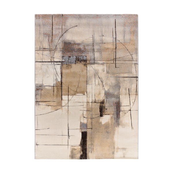 Pelēks/bēšs paklājs 133x190 cm Beruti – Universal-image-4