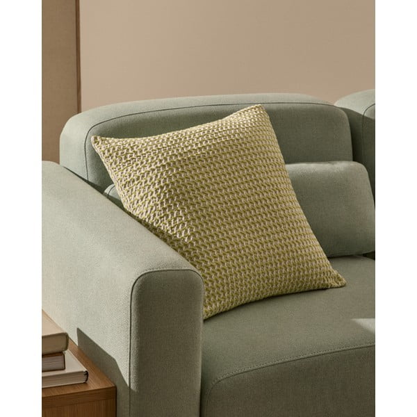 Kokvilnas spilvendrāna 50x50 cm Lunira – Kave Home-image-1