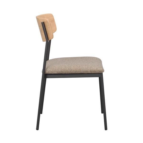 Bēši/dabīga toņa pusdienu krēsli (2 gab.) Maymont – Rowico-image-3