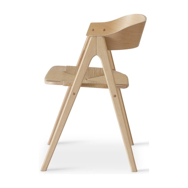 Dabīga toņa ēdamistabas krēsli no ozolkoka Mette – Hammel Furniture-image-3