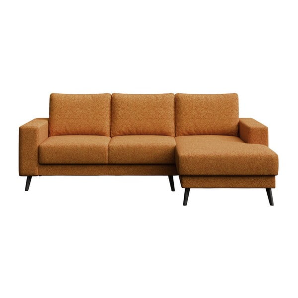Oranžs stūra dīvāns (labais stūris) Fynn – Ghado