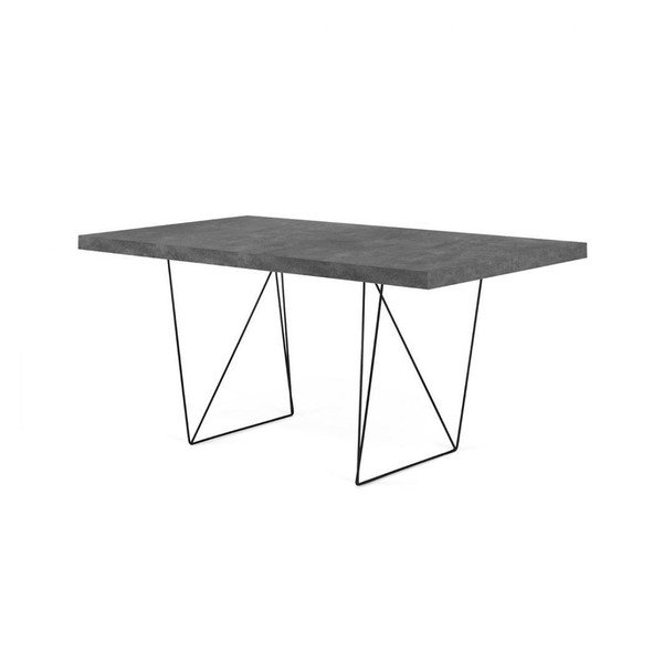 Rakstāmgalds ar melnu pamatni TemaHome Multi, 160 x 90 cm