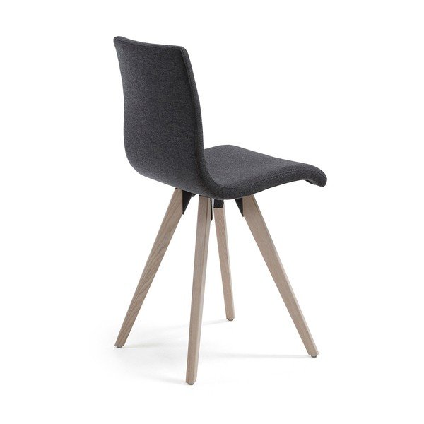 4 melnu ēdamistabas krēslu komplekts La Forma Una-image-3