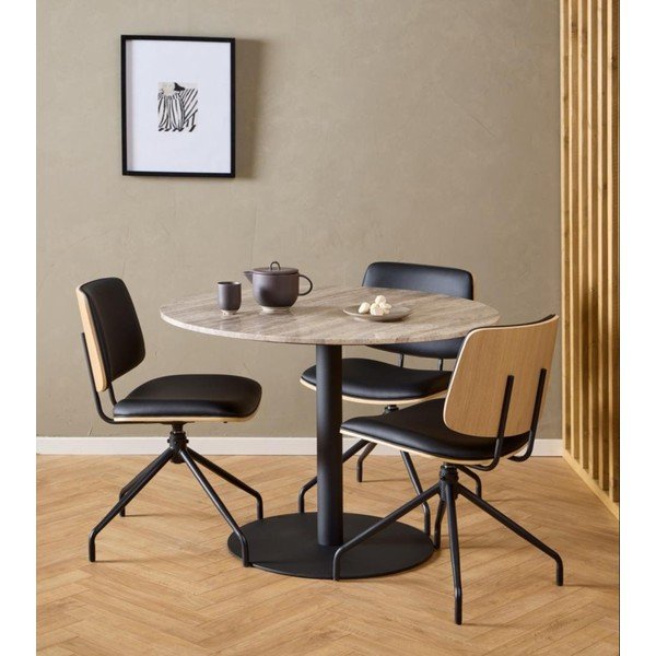 Melns pusdienu krēsls Owen – Actona-image-1