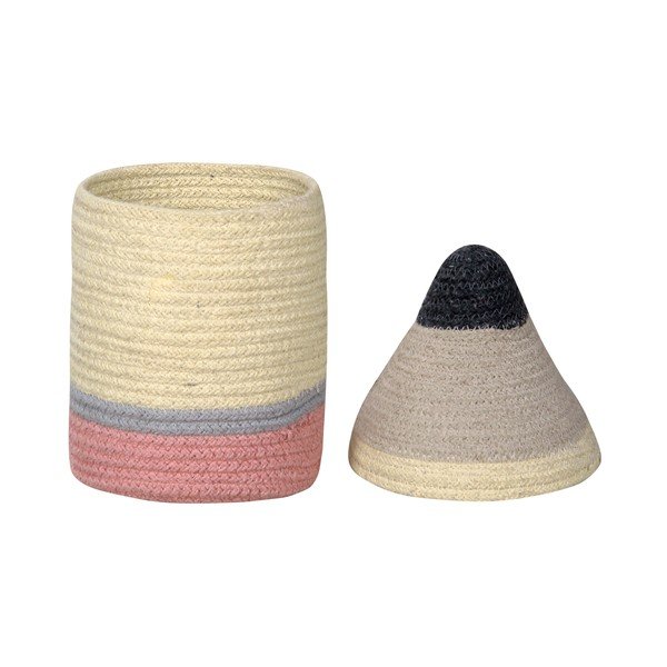 Tekstila bērnu rotaļlietu grozs ø 13x30 cm Pencil Small – Lorena Canals-image-2