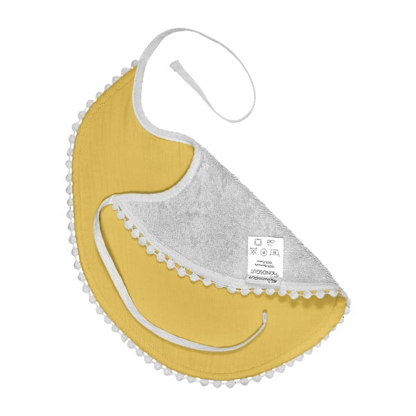 Dzeltens muslīna bērnu priekšautiņš Kindsgut London-image-3