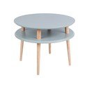 Tumši pelēks kafijas galdiņš Ragaba UFO, ⌀ 57 cm