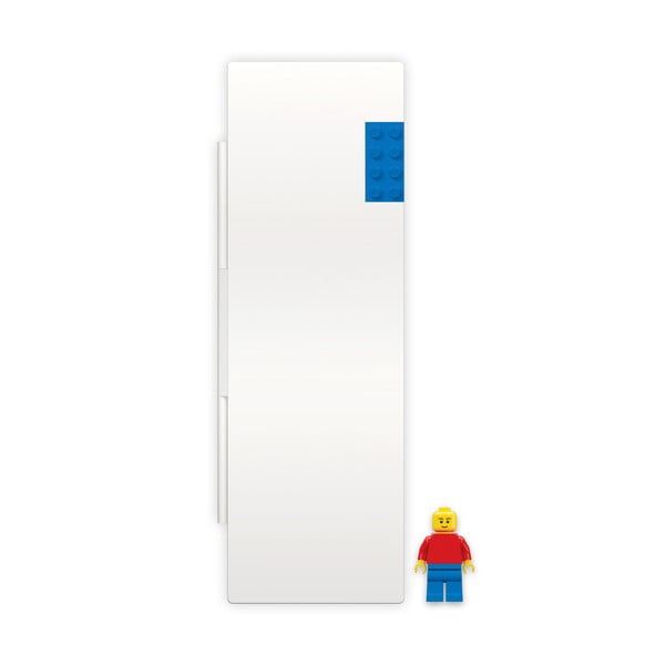 Penālis ar minifigūriņu uz zilas LEGO® kancelejas piederumu pamatnes