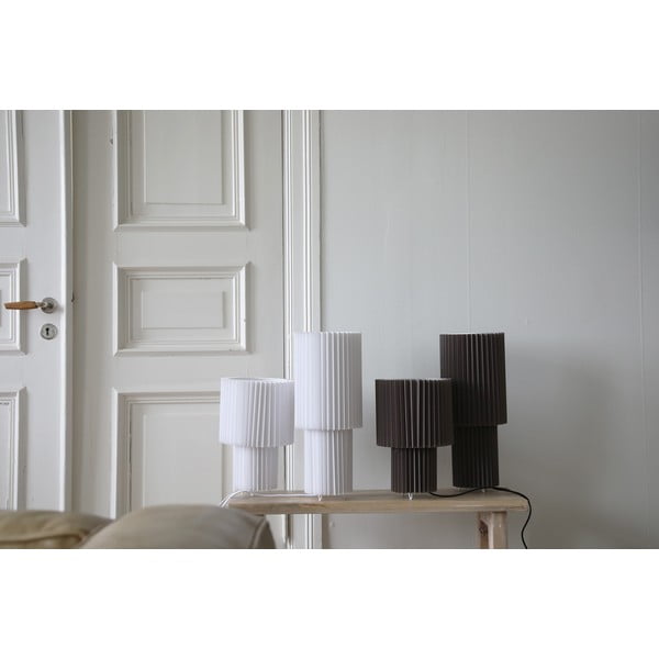 Pelēka galda lampa ar auduma abažūru (augstums 45 cm) Catis – Markslöjd-image-4