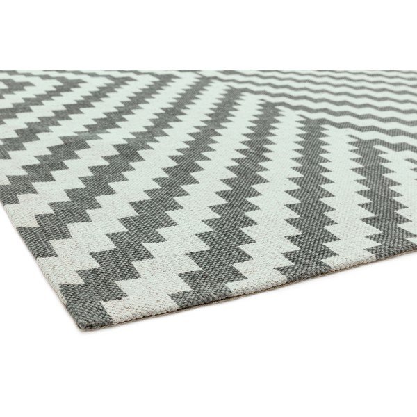 Pelēks un balts paklājs Asiatic Carpets Geo, 120 x 170 cm-image-1