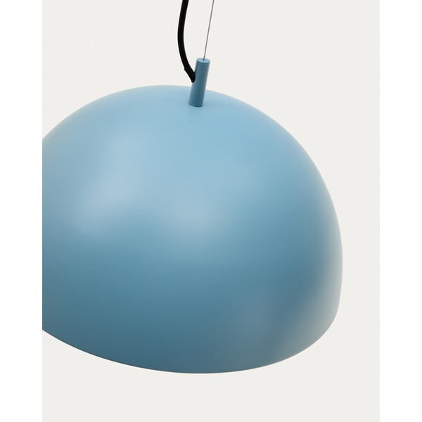 Zila piekaramā lampa ar metāla abažūru ø 39,5 cm Catlar – Kave Home-image-4