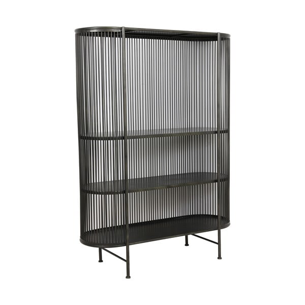 Melna metāla augstā kumode 119x161 cm Yinthe – Light & Living-image-2