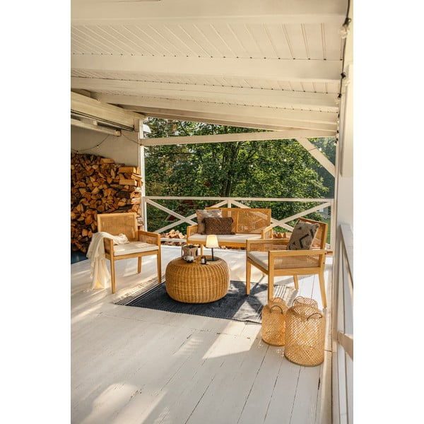 Tumši zils divpusējs āra paklājs no pārstrādāta plastmasas Green Decore Civil, 80 x 180 cm-image-3