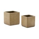 Puķu poda apvalki no mākslīgā akmens (2 gab.) Minoa – Kave Home