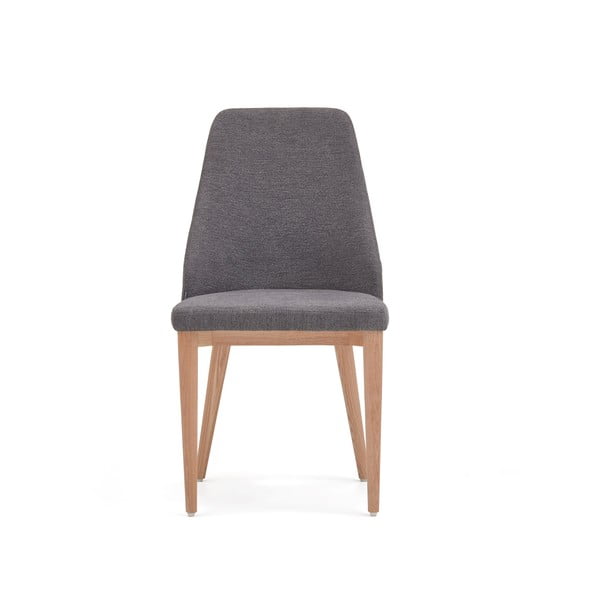 Tumši pelēks ēdamistabas krēsls Rosie – Kave Home-image-2