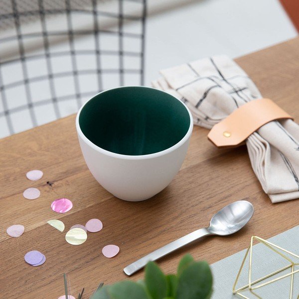 Balta un zaļa porcelāna krūze Villeroy & Boch Uni, 450 ml-image-2