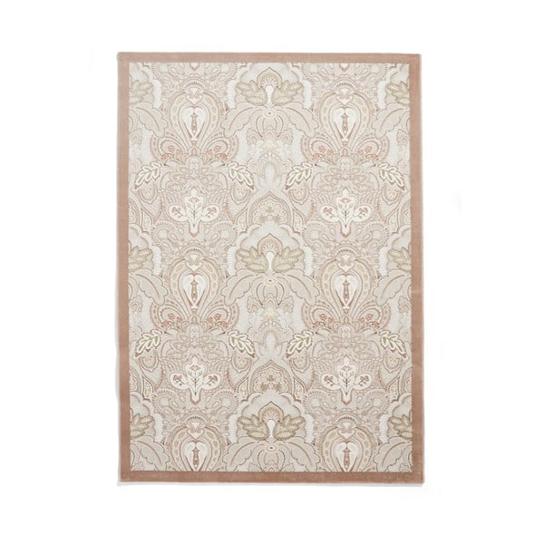 Krēmkrāsas paklājs 120x170 cm Damask Bronze – Think Rugs