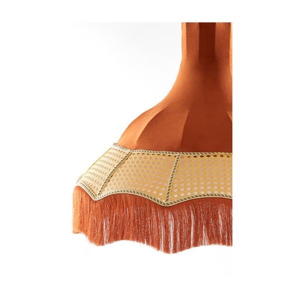 Oranža piekaramā lampa ar auduma abažūru ø 50 cm Mizia – Light & Living-image-4