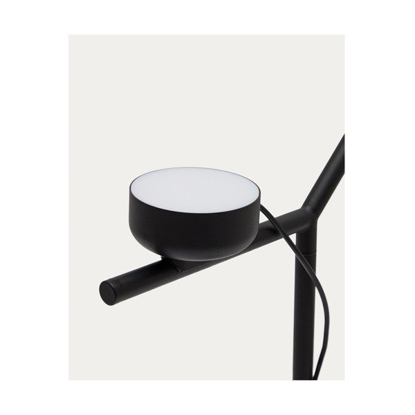 Melna metāla LED galda lampa ar regulējamu spilgtumu (augstums 61,5 cm) Orey – Kave Home-image-2