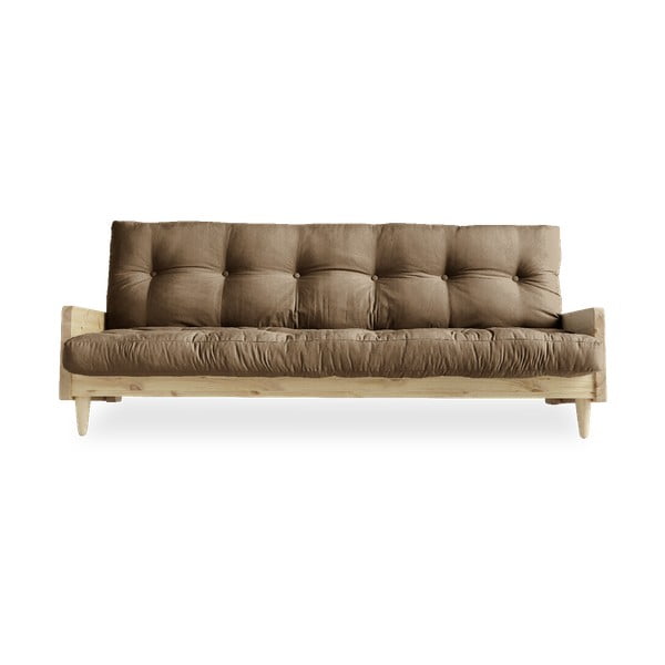 Izvelkamais dīvāns Karup Design Indie Natural Clear/Mocca