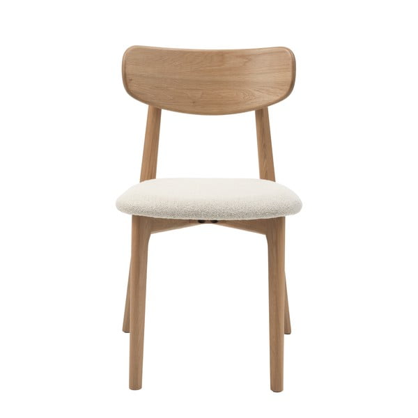 Krēmkrāsas/dabīga toņa pusdienu krēsls Elim – Unique Furniture-image-3