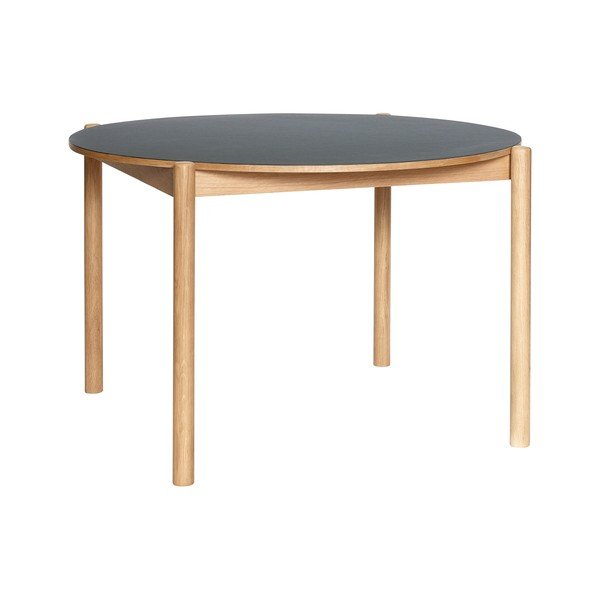 Ozola masīvkoka apaļš ēdamgalds ø 115 cm Oblique – Hübsch