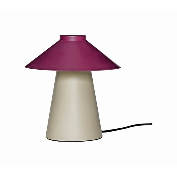 Violeta un bēša metāla galda lampa Chipper - Hübsch