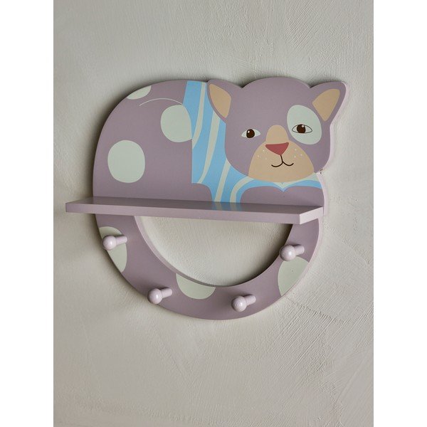 Pelēks sienas bērnu drēbju pakaramais 36x31 cm Mille – Bloomingville Mini-image-1