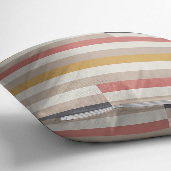 Spilvendrāna 43x43 cm Rosy Bandas – Mila Home-image-2