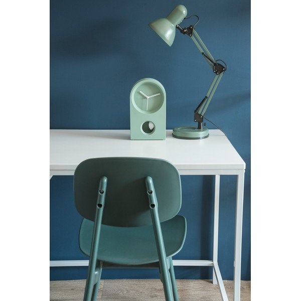 Zaļa galda lampa ar melnām detaļām Leitmotiv Hobby, ø 12,5 cm-image-1