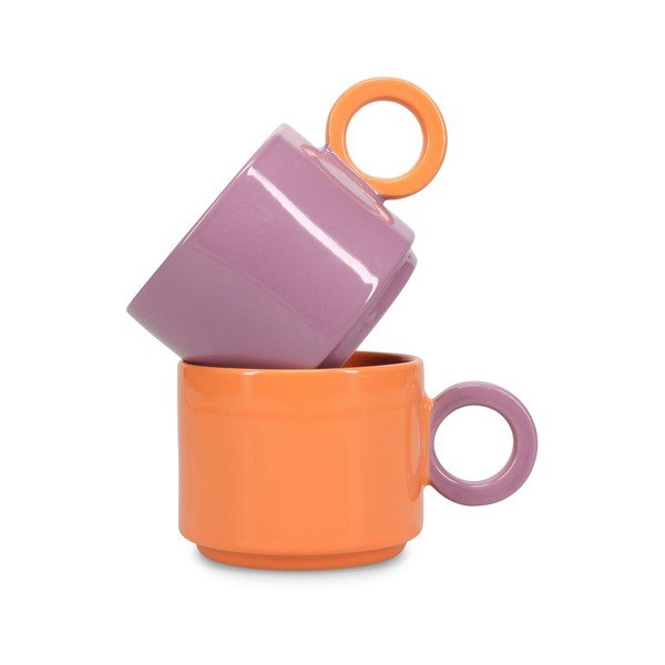 Oranža akmensmasas krūze 280 ml Lou – ONA-image-2