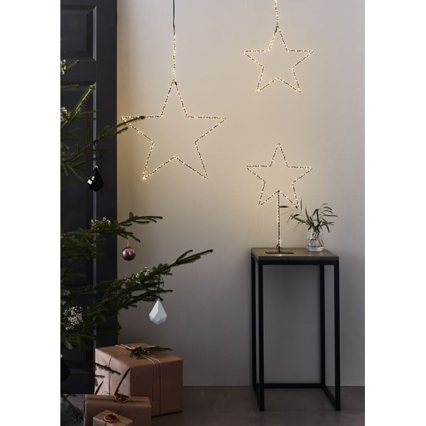 Melns gaismas dekors ar Ziemassvētku motīvu ø 30 cm Alpha – Markslöjd-image-1