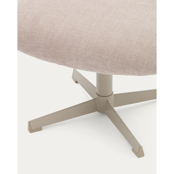 Bēšs kāju soliņš Jaspe – Kave Home-image-4