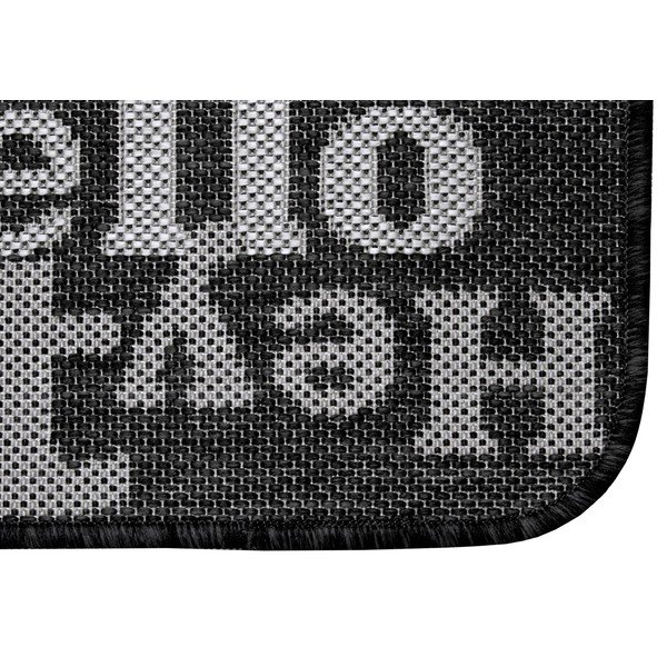 Antracīta pelēks durvju paklājs Hanse Home Weave Bonjour, 50 x 80 cm-image-1