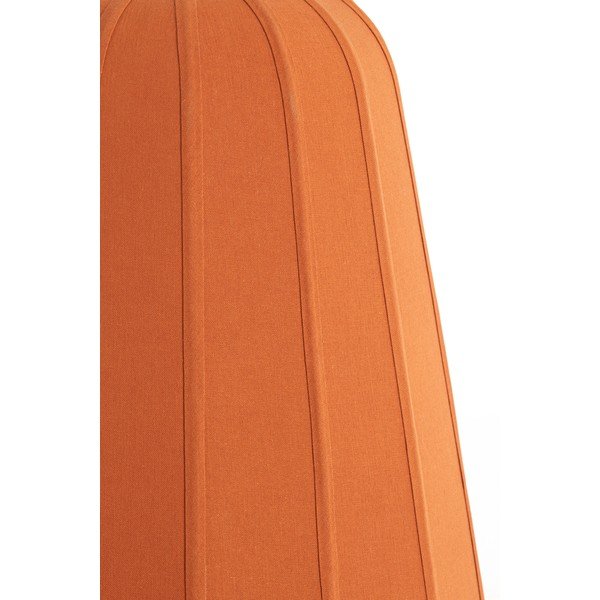 Terakotas oranža stāvlampa ar auduma abažūru (augstums 133 cm) Bibury – Light & Living-image-3
