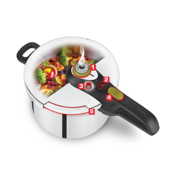 Nerūsējošā tērauda spiediena katls 4 l Secure5 Neo – Tefal-image-2